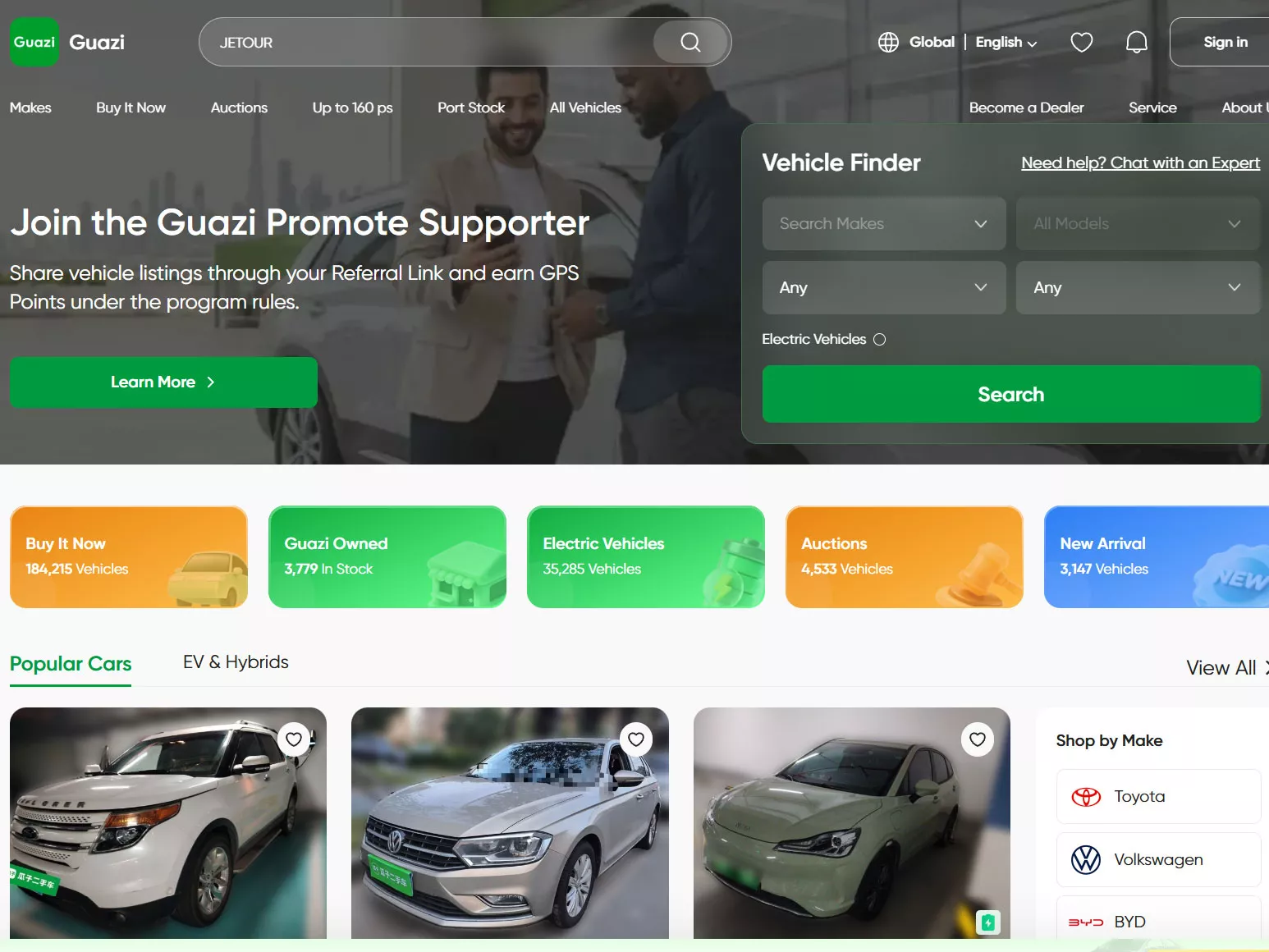 Found a car on a major Chinese used car platform? Send us the link, and we'll negotiate and purchase on your behalf – using our local networks to secure the best price.